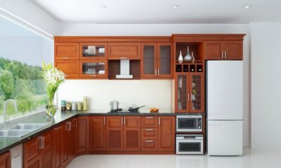Tủ bếp gỗ xoan đào HAGL